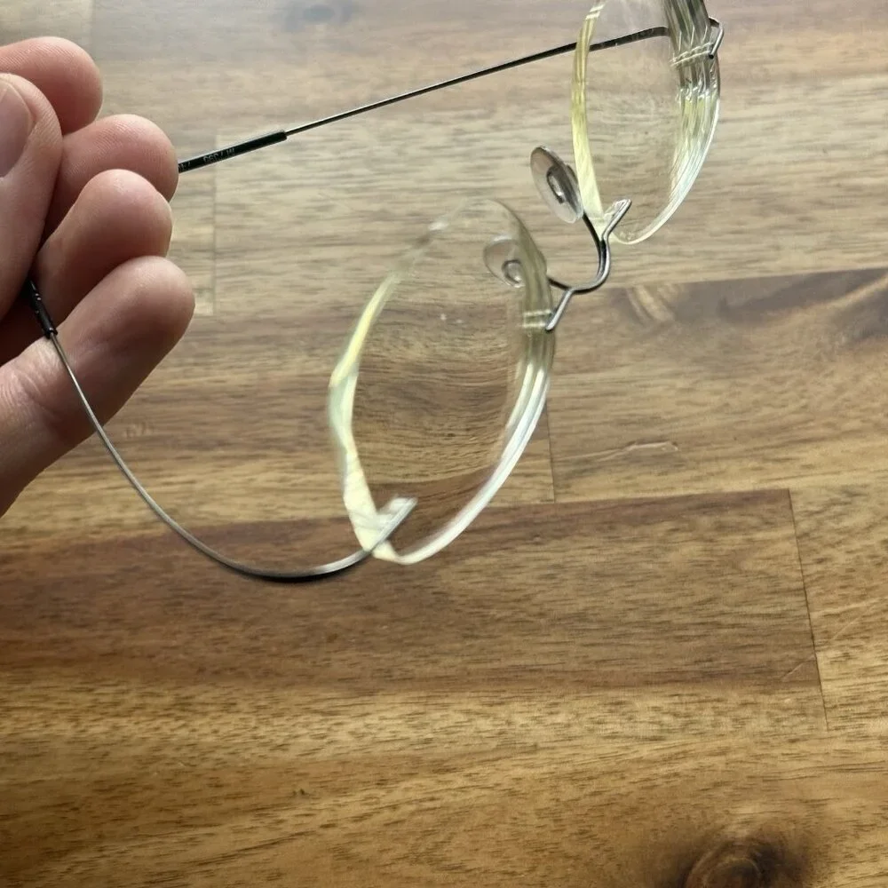 Silhouette Eyeglasses Mod 7395 Frameless Preowned AUTHENTIC TITAN Austria